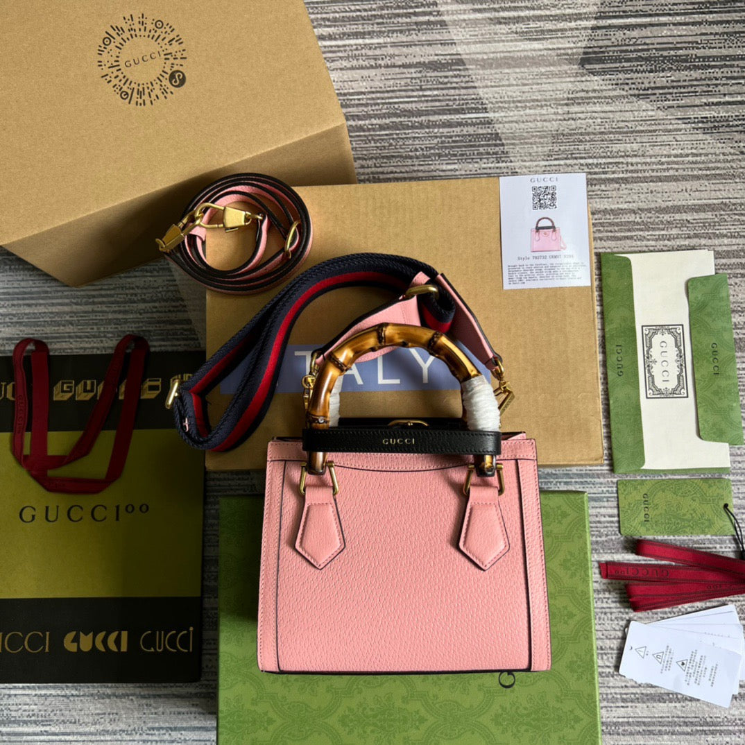 gg Diana , ’s 7.9in Pink Mini Tote Bag