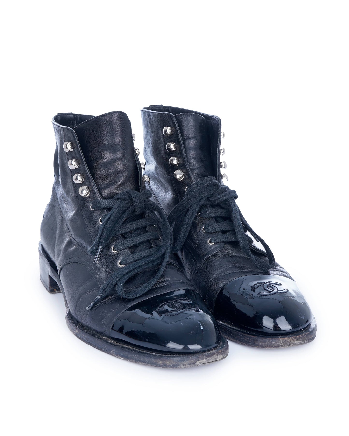 Chanel CC Boots with CC Toe Cap Detail ALC1514