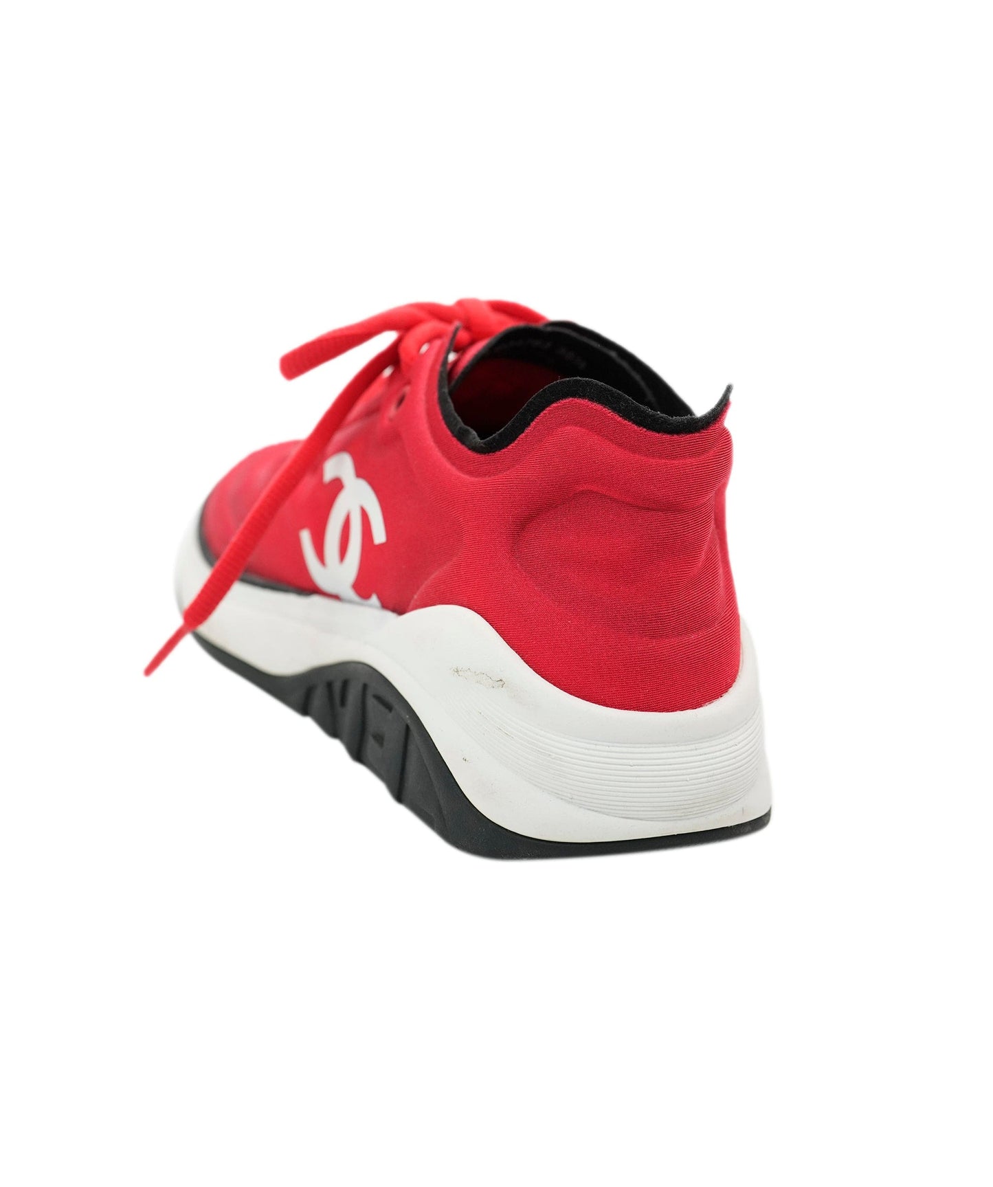 Chanel Red CC Sneakers Size AGC1723