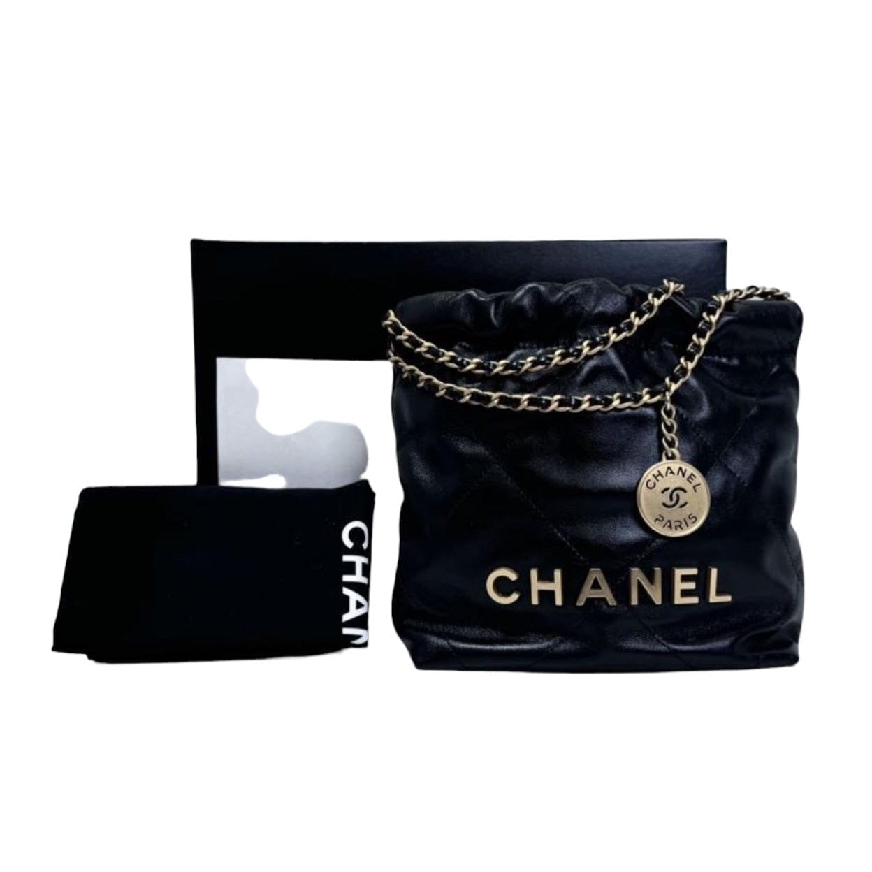 Chanel 22 Mini Black Calfskin