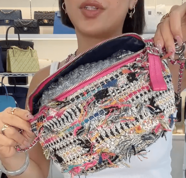 Chanel Pink Tweed Waist Bag #24 90251121