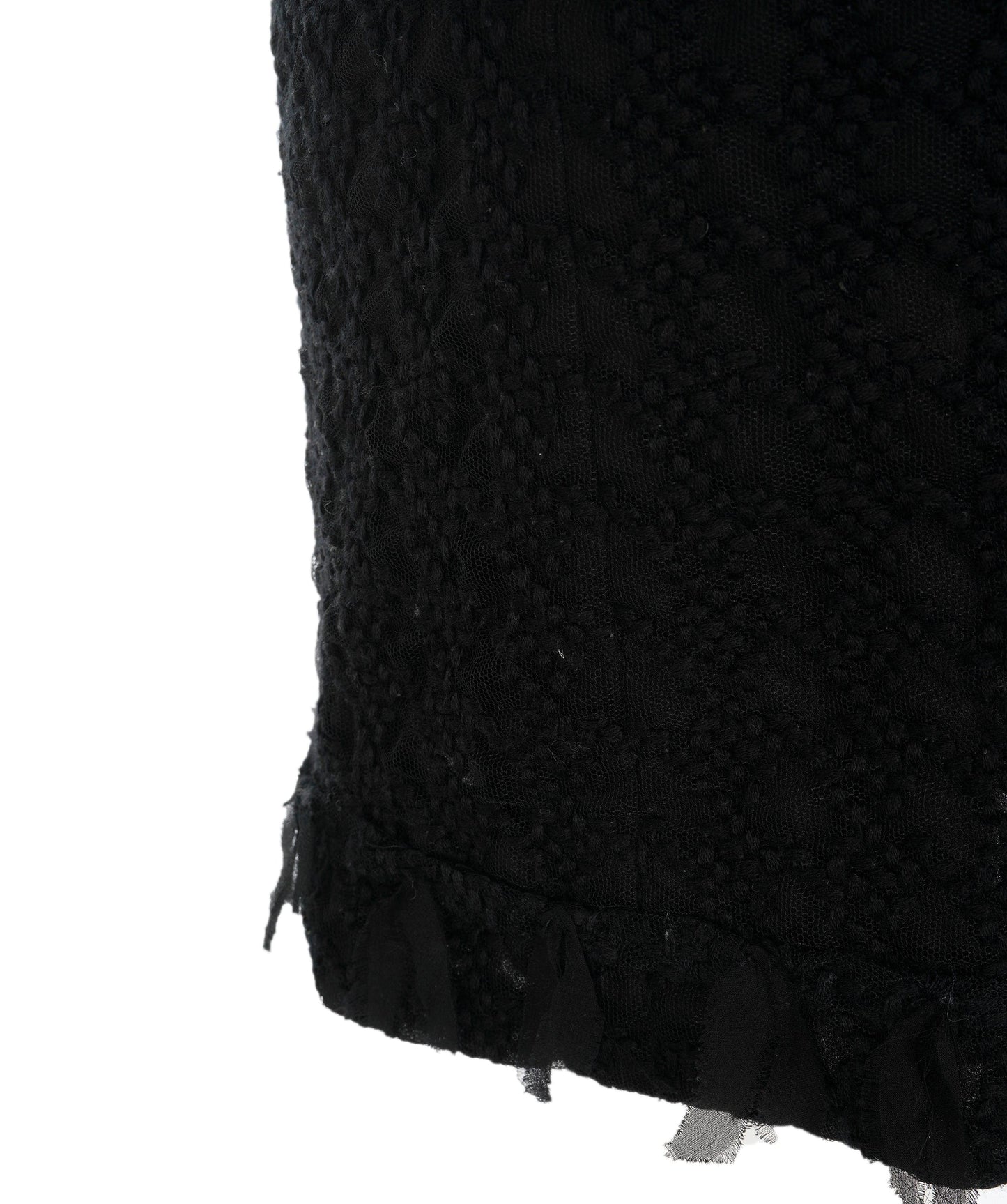 Chanel black lace skirt AVL1447
