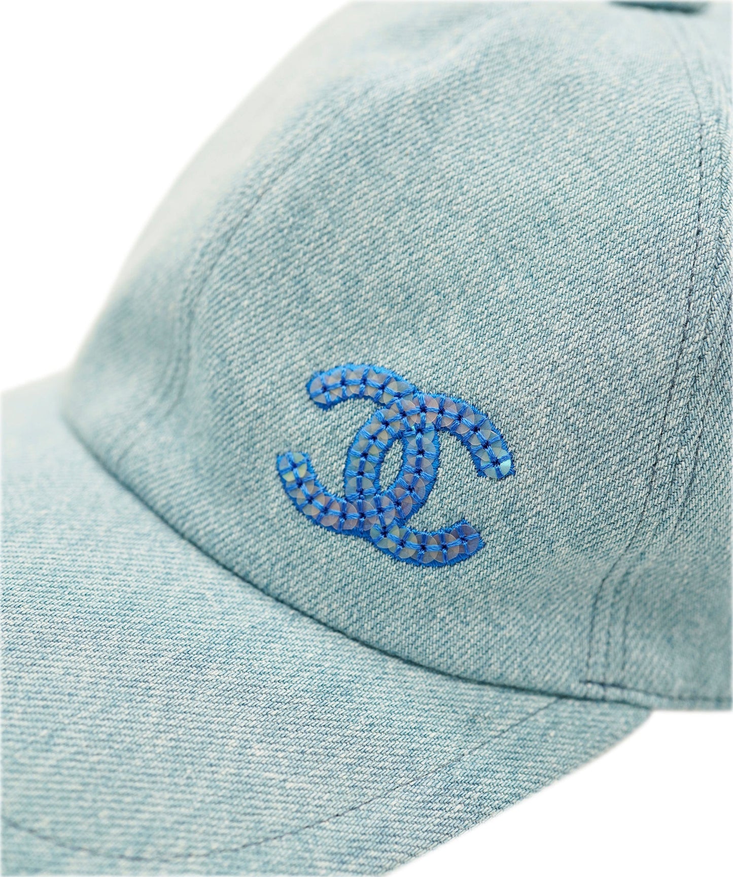 Chanel Sequin Denim Cap ALC1639