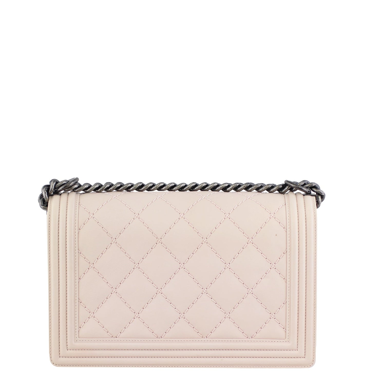 Chanel Boy Bag New Pale Pink Medium Handbag