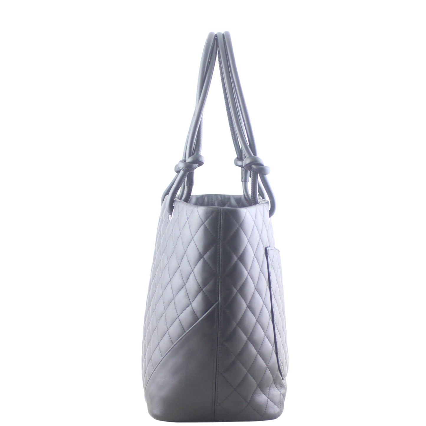 Chanel Ligne Cambon Tote SHW Large Tote Bag