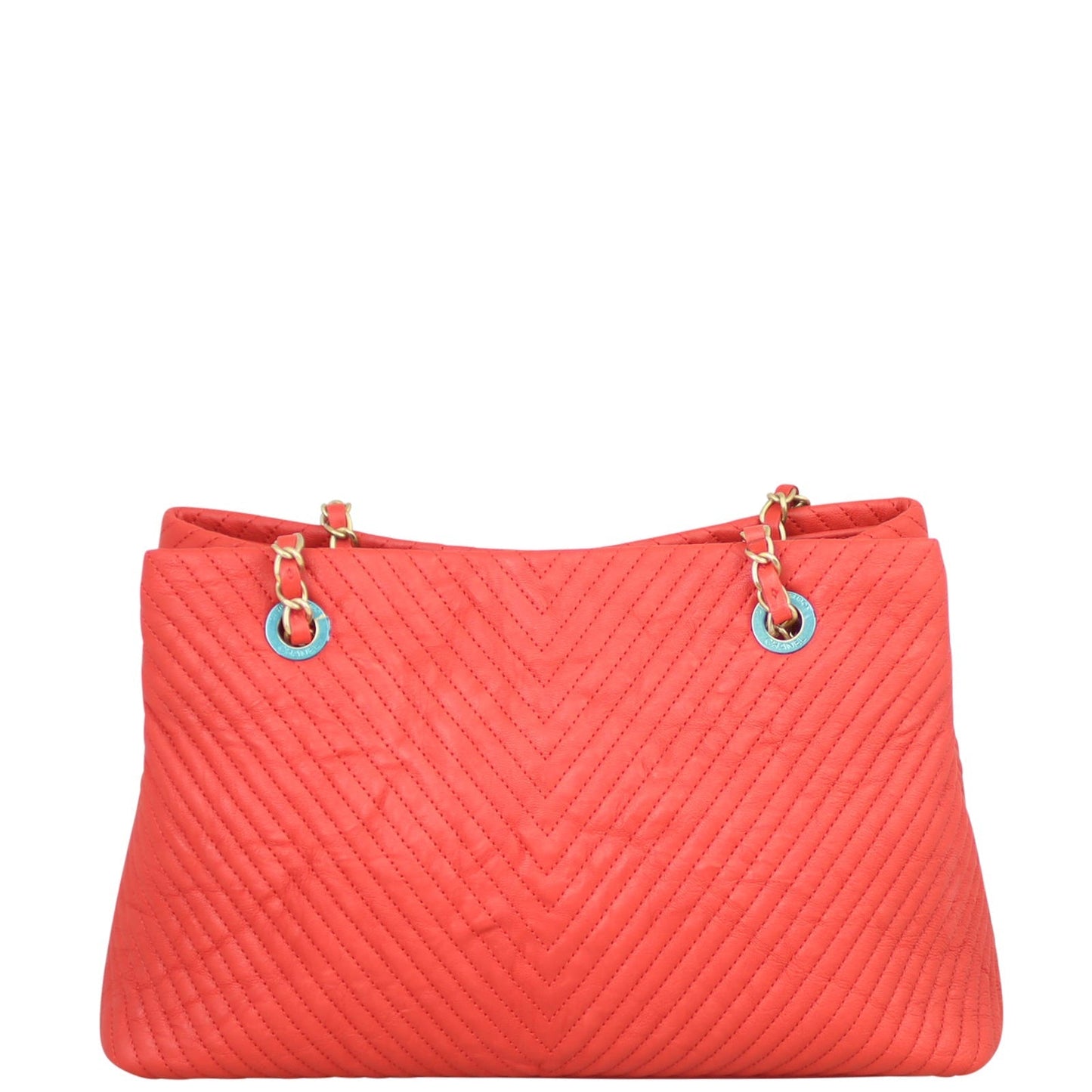 Chanel CC Chevron Surpique Tote Tote Bag