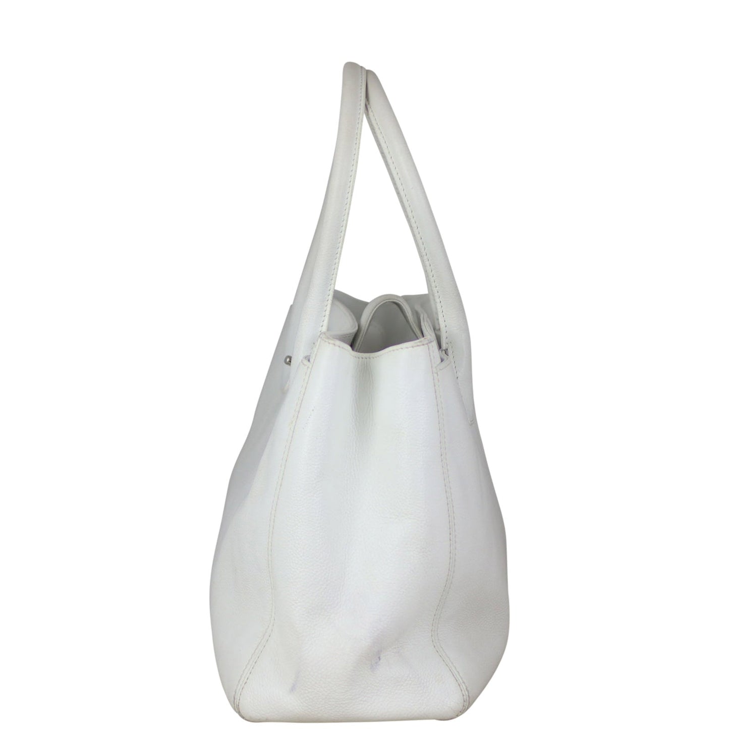 Chanel Cerf Tote 12 Series White Tote Bag