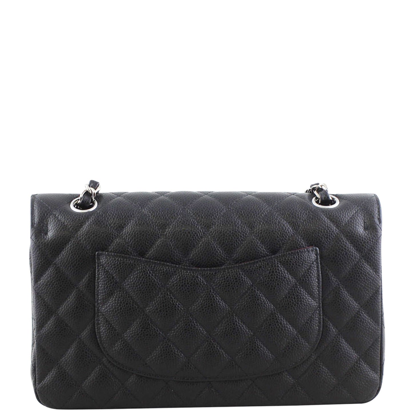 Chanel Classic Double 27 Series Handbag Black Medium