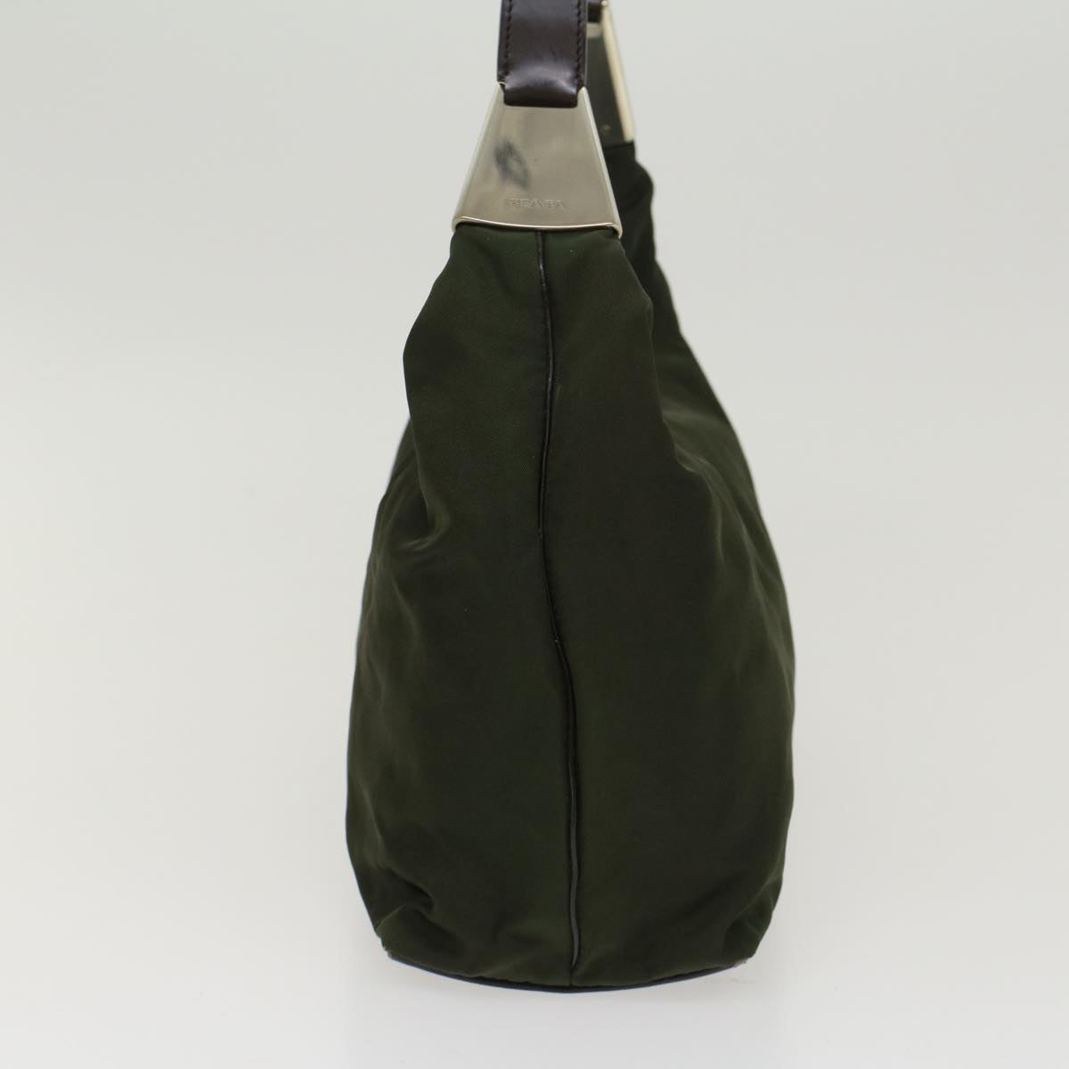 Prada Shoulder Bag Auth Nylon Green