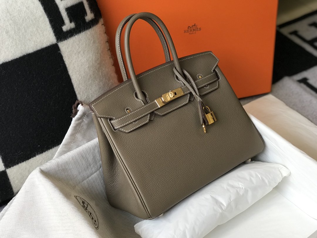 Top Quality Birkin Etoupe Hardware Bag For Gold Shoulder Bag