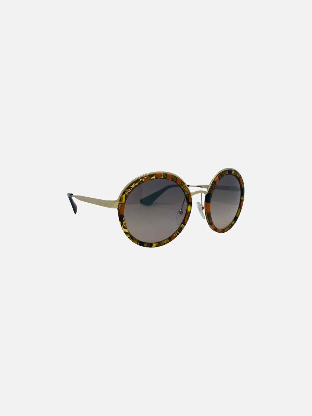 Prada Tortoise Sunglasses 2 Metal Gray
