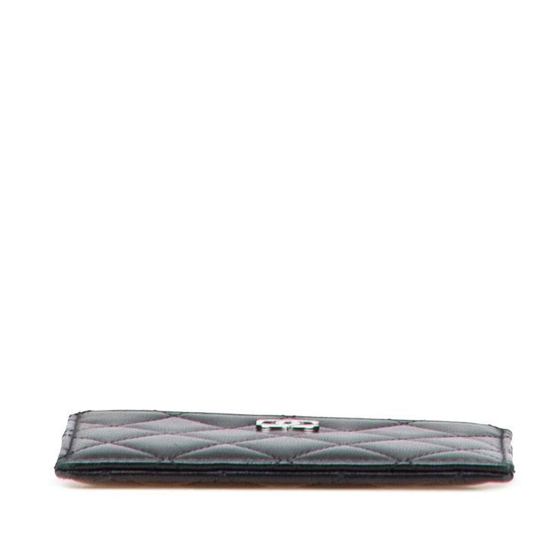 Chanel Coco Mark Matelasse Lambskin Coin Card Case Bag