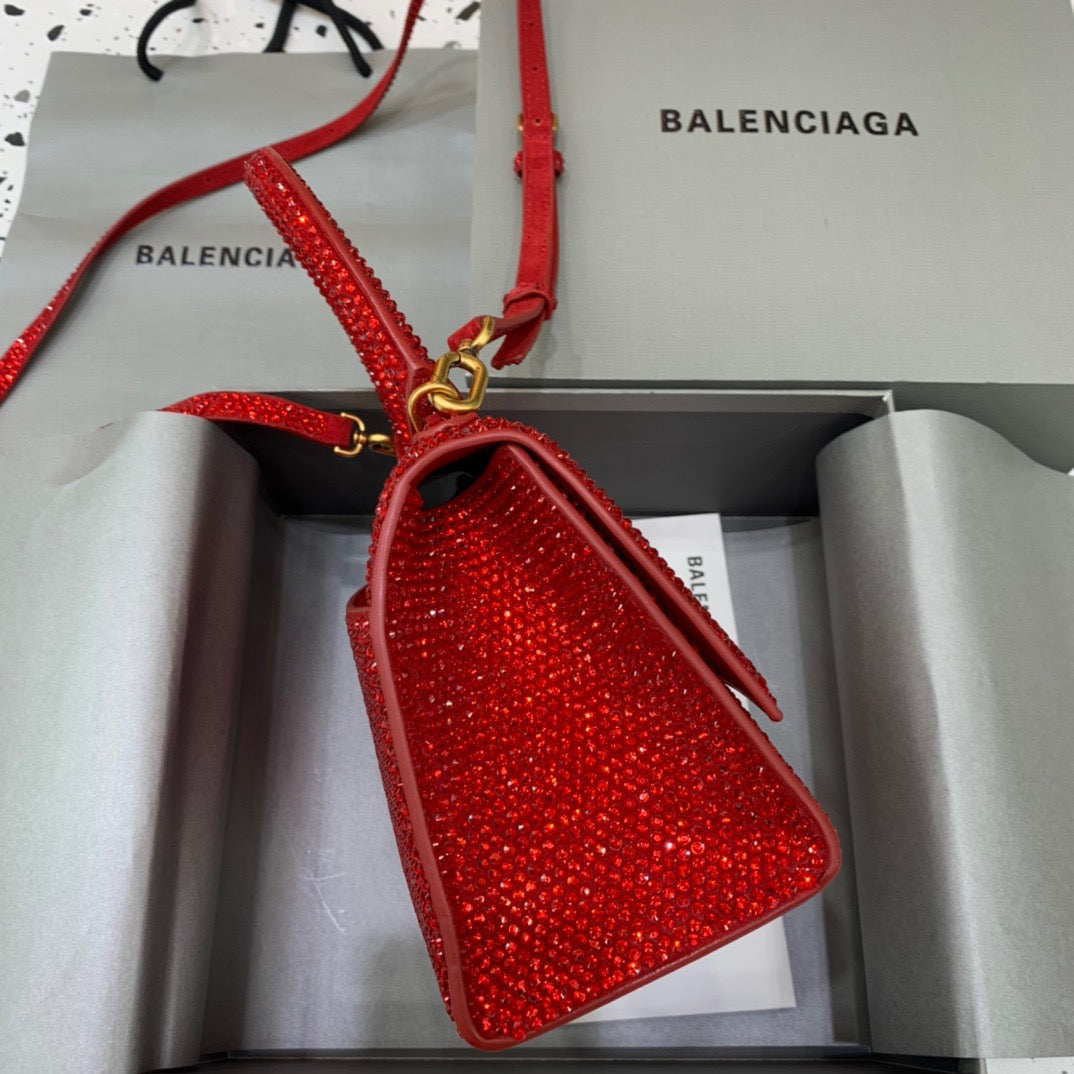 Top Quality Hourglass Handbag In For Women Red Small Travel Bag
