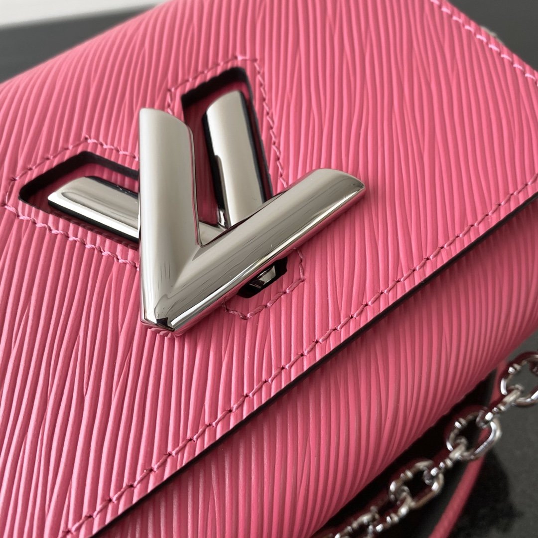 Top Quality Twist Epi For Women Wohandbag Pink Mini Crossbody Bag