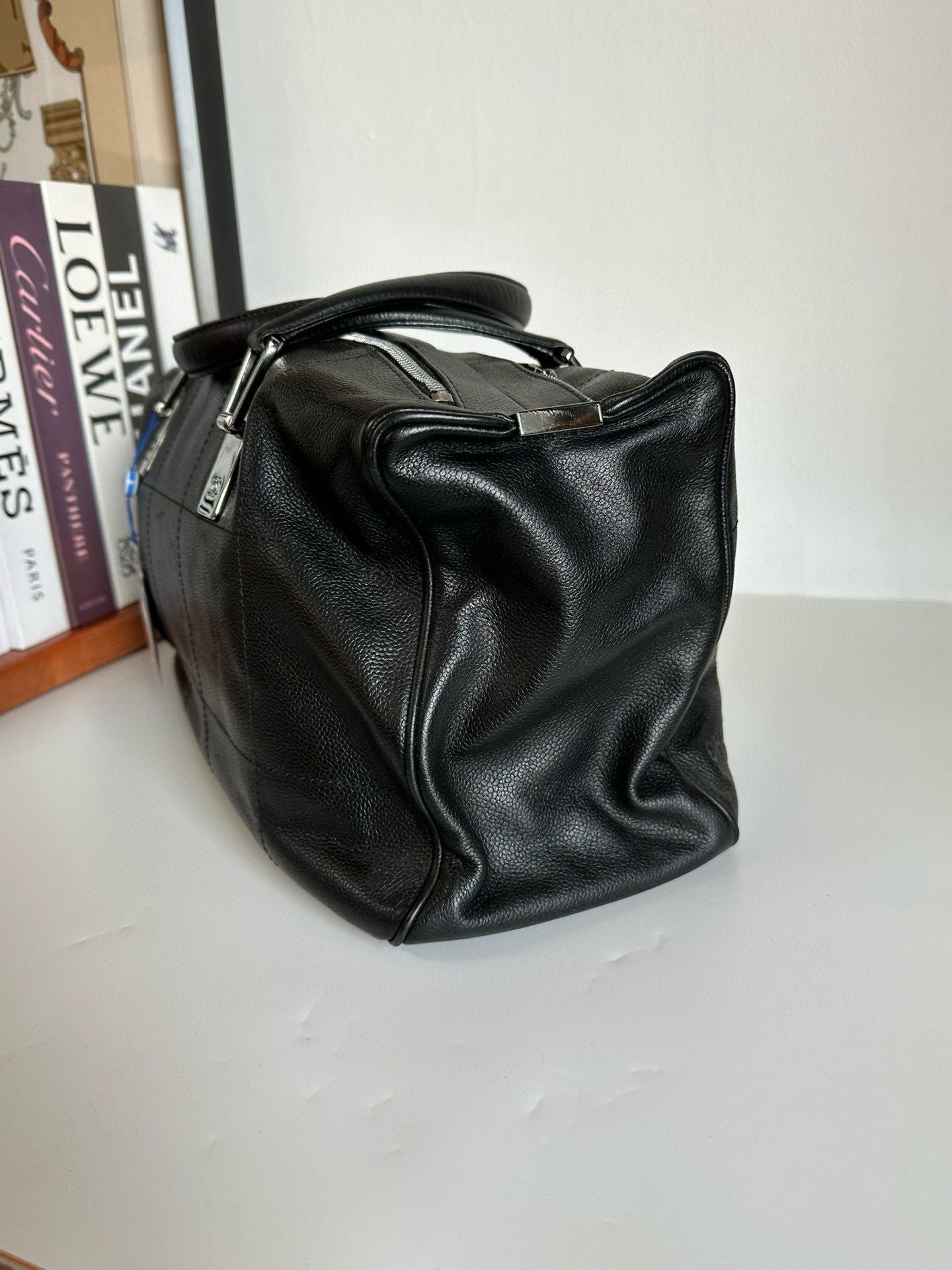 Chanel Square Quilt Bowler Bag - Neutrals Handle Bags, Handbags #SANEE
