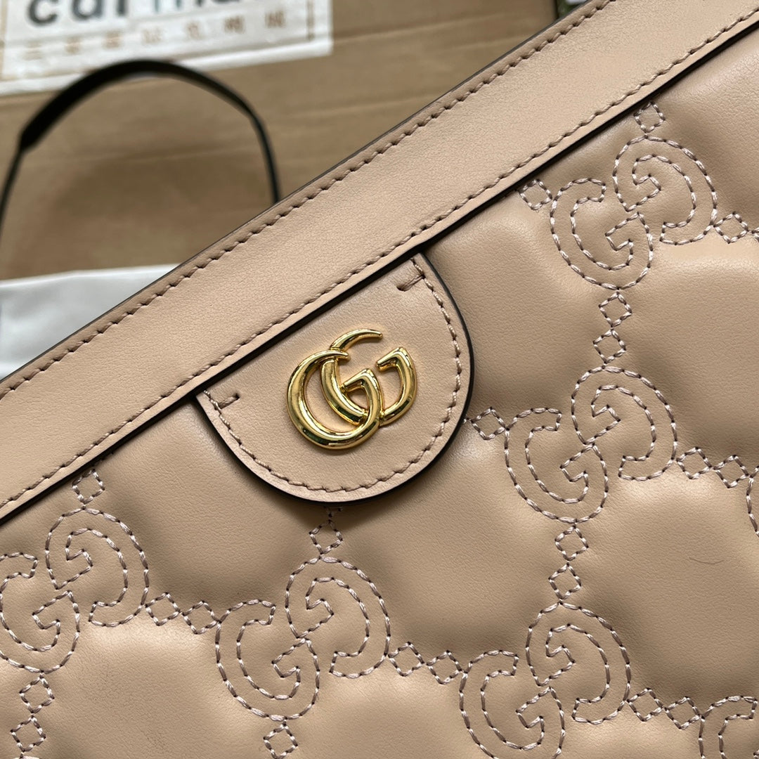 gg Matelassé , ’s 10in Beige Small Handbag