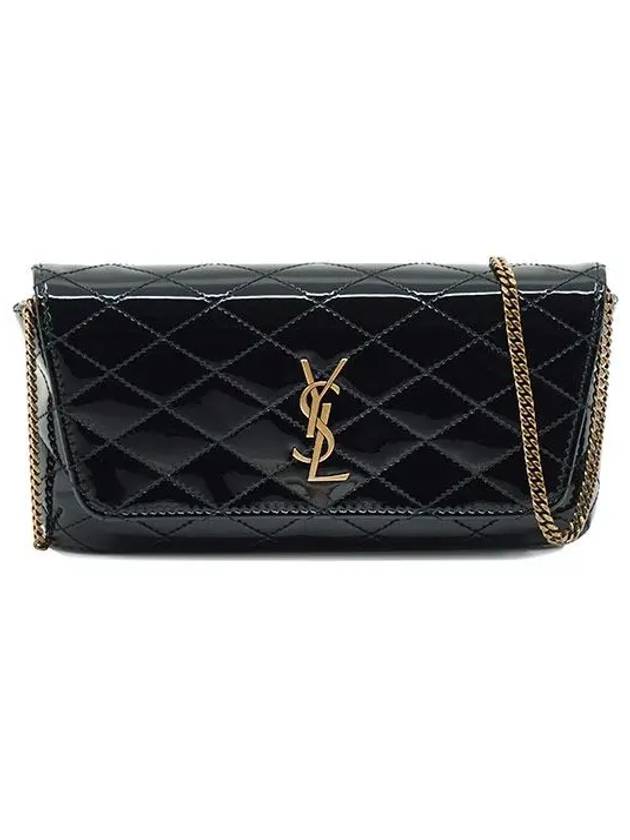YSL Saint Laurent Saint Laurent Trending Gaby Phone Shoulder Bag Black Chain