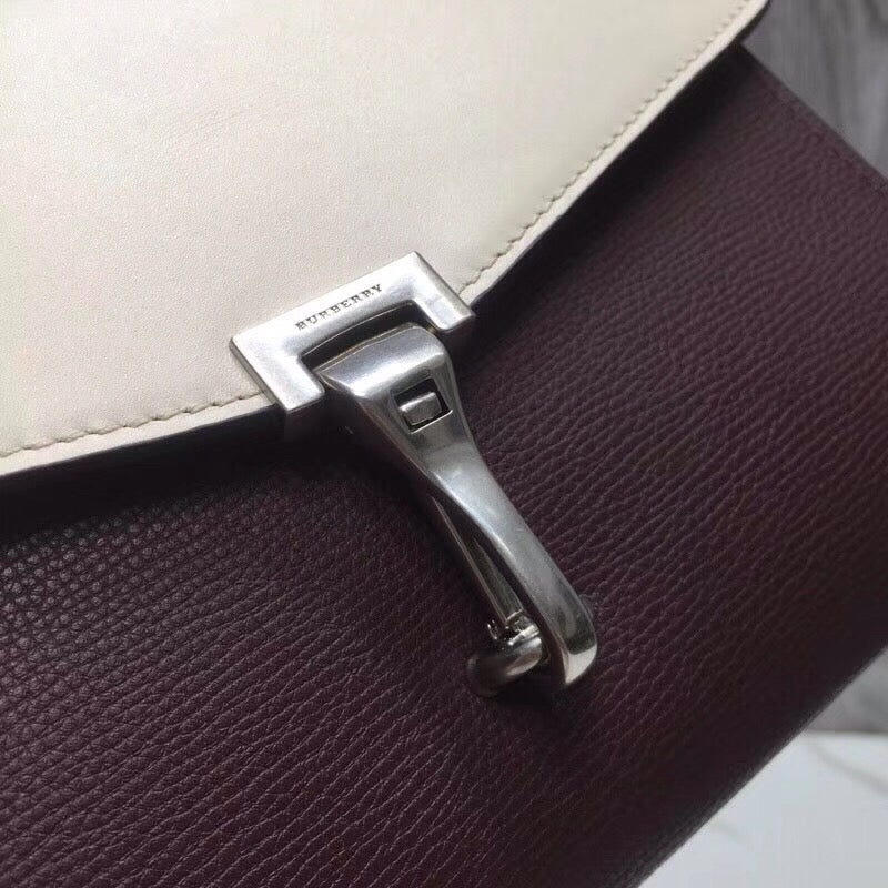 Top Quality Macken Colorblock Crossbody Bag For White Brown