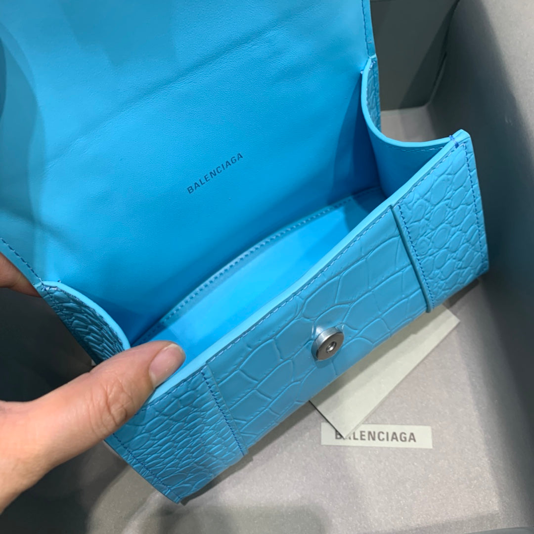 Top Quality Hourglass Handbag In For Women Blue Small Travel Bag