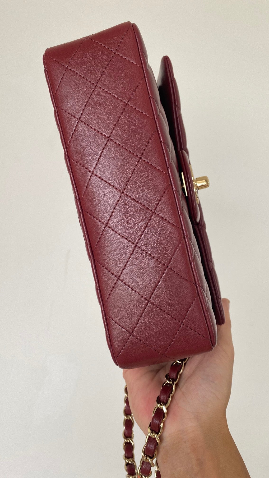 Chlsmall Classic Handbag Dark For Women Bags Red Travel Bag