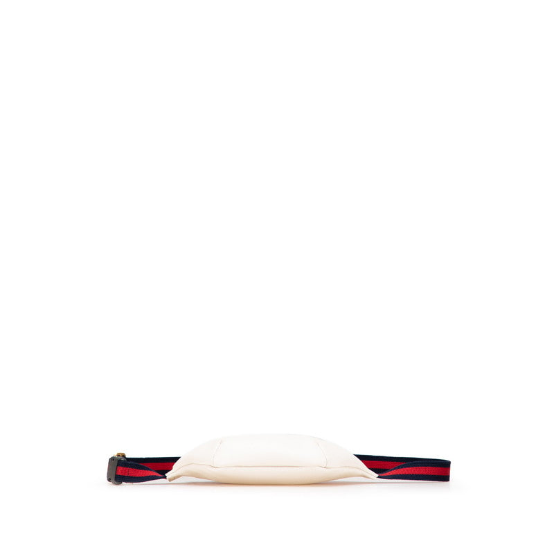 Gucci Print Waist Bag Leather Logo Travel Bag