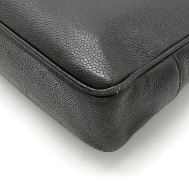 Chanel Cocomark Caviar Skin Shoulder Bag Leather