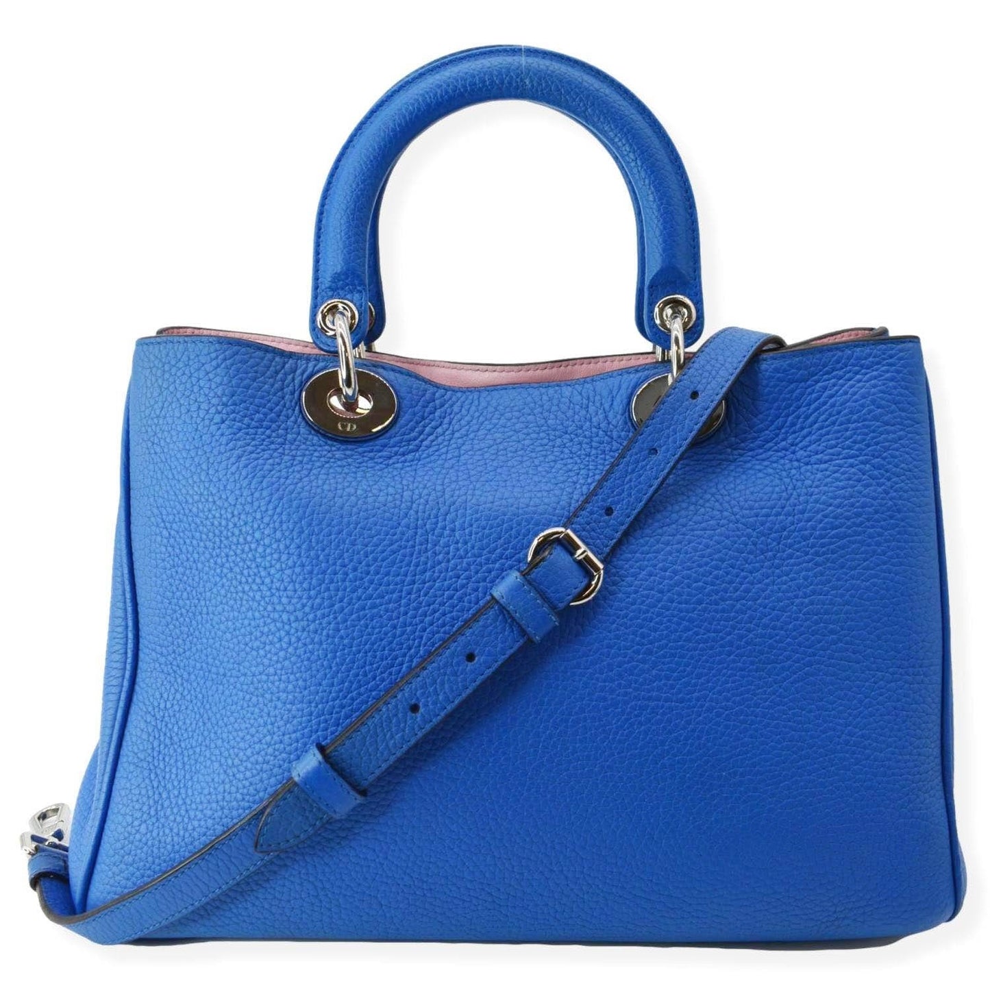 Dior issimo Tote Bag Leather Blue