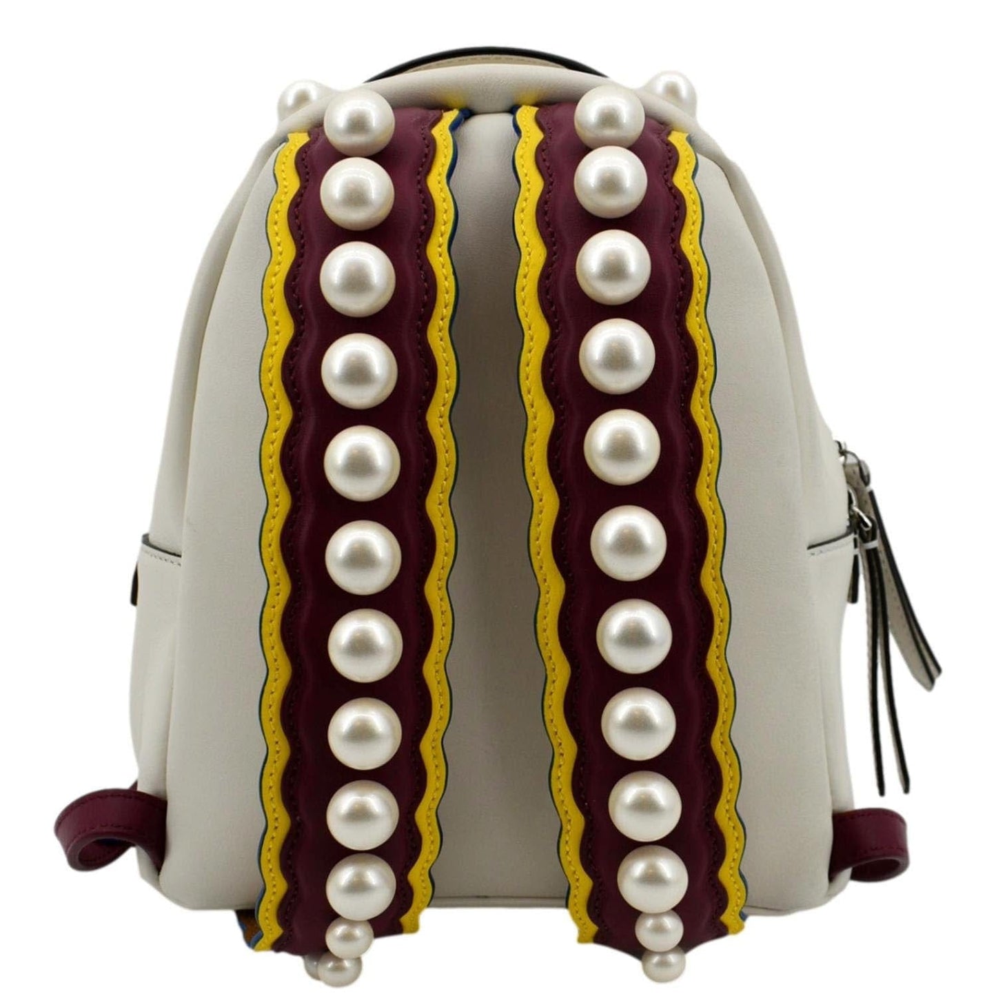 Fendi Backpack Bag Leather White Fendi White Backpack