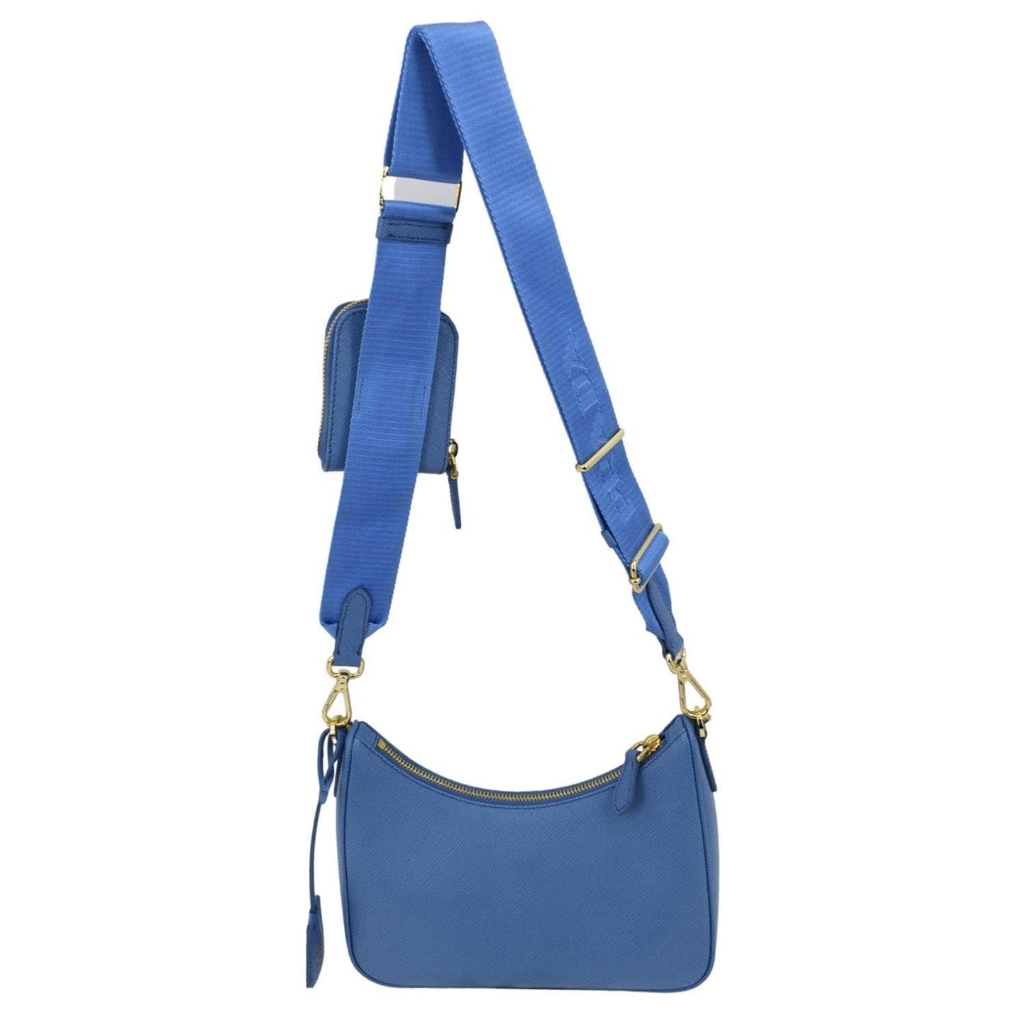 Re Edition Saffiano Shoulder Bag Leather Blue
