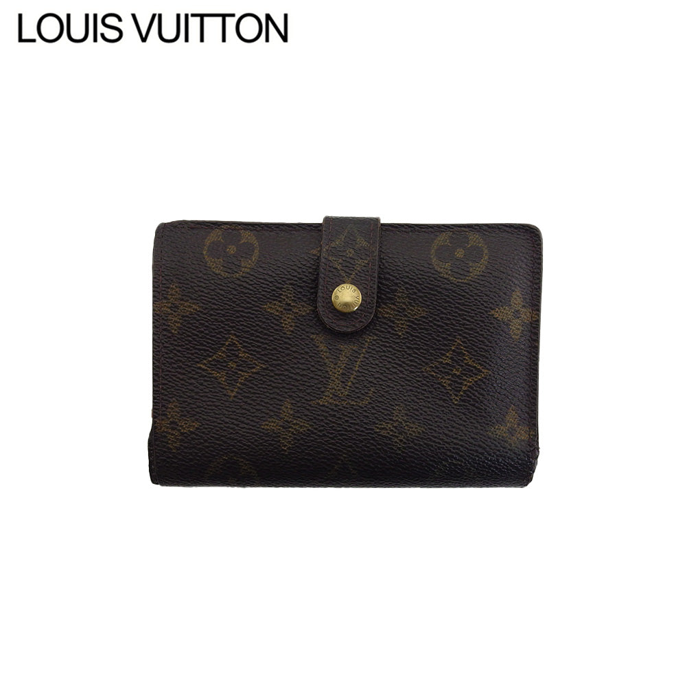 Louis Vuitton Bifold M61663 x Portonet Bie Brown Beige Wallet Case