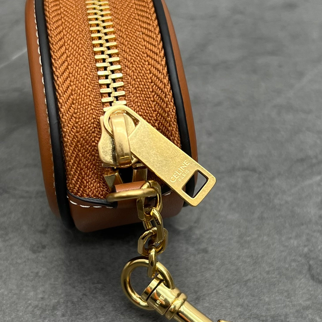 Top Quality Pulse Cuir Triopee With Hooks Brown Travel Bag