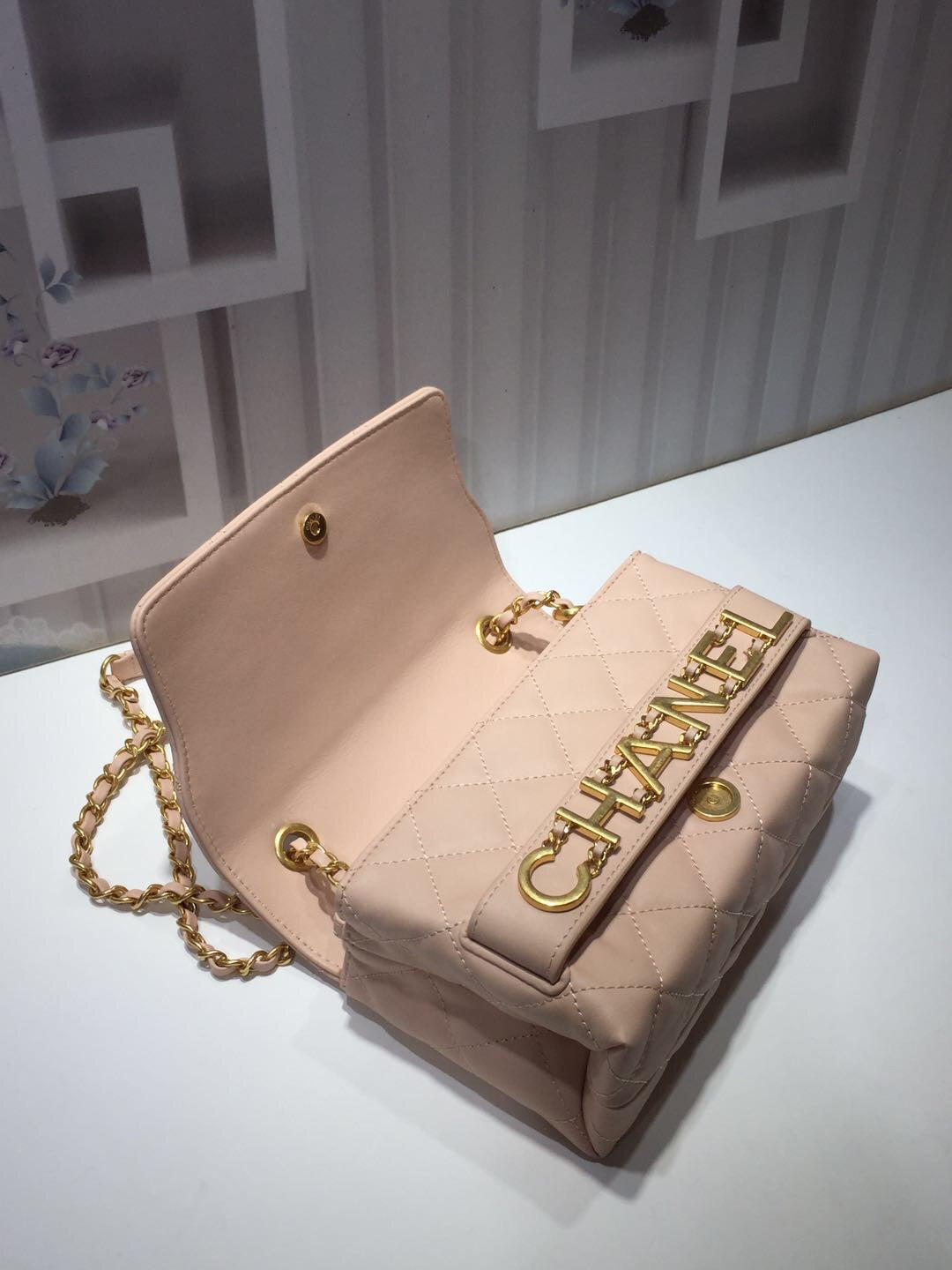 Chlfront Top Qualityap Bag Hardware Creme For Gold Small Shoulder Bag