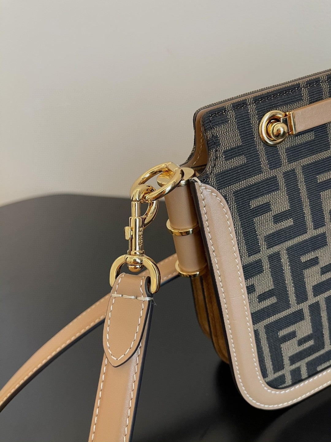 Fendi Top QualityTop Quality Touch FF Brown Handbag
