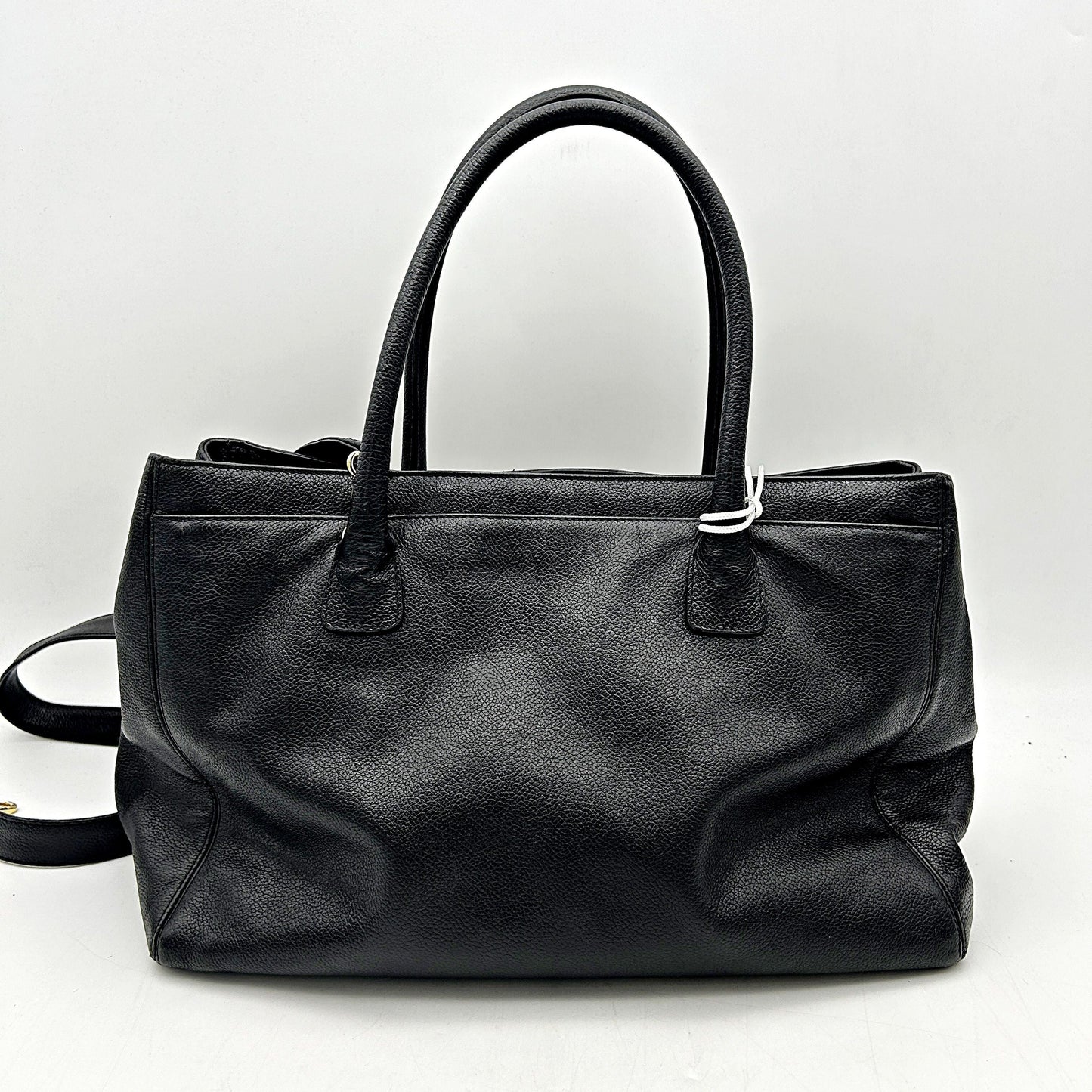 CHANEL Calfskin Cerf Executive Shopper Tote Black LA