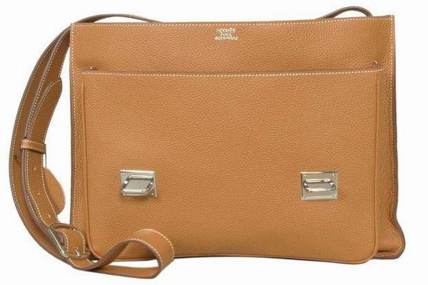 Hermes Luxury Steve Shoulder Bag Lambskin