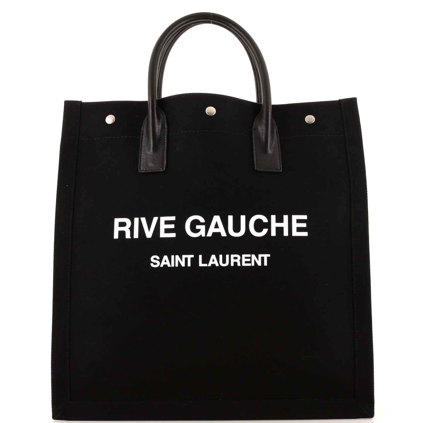 YSL Saint Laurent Luxury Trending Rive Gauche Shopper Tote Tall Canvas Tote Bag Canvas Tall 2