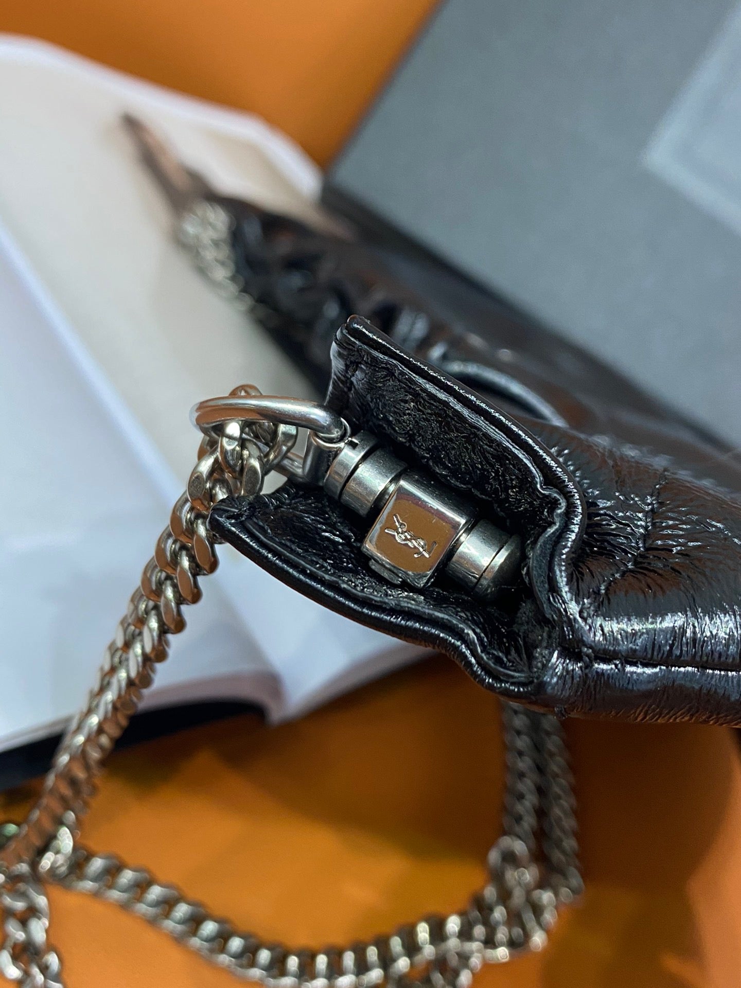 YSL Saint Laurent Shoulder Bag Mini Chain