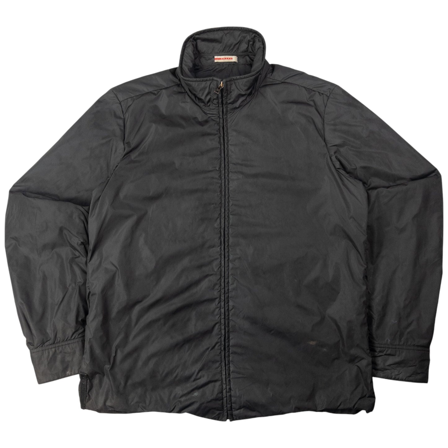 Prada Handbag Sport Up Jacket Black Zip Jacket Size Xl