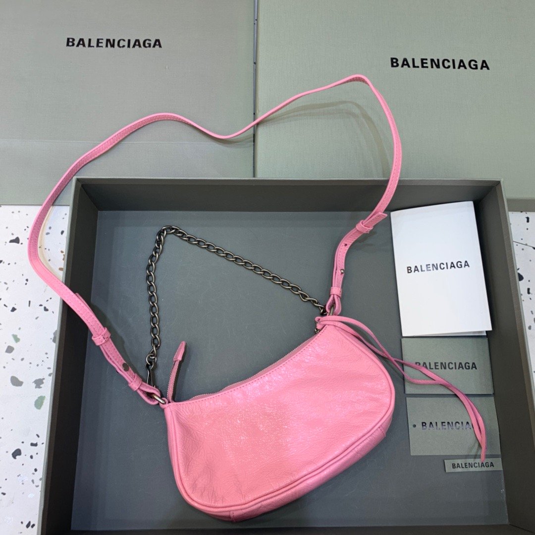 Balen Le Cagole Bag With Light For Pink Mini Travel Bag