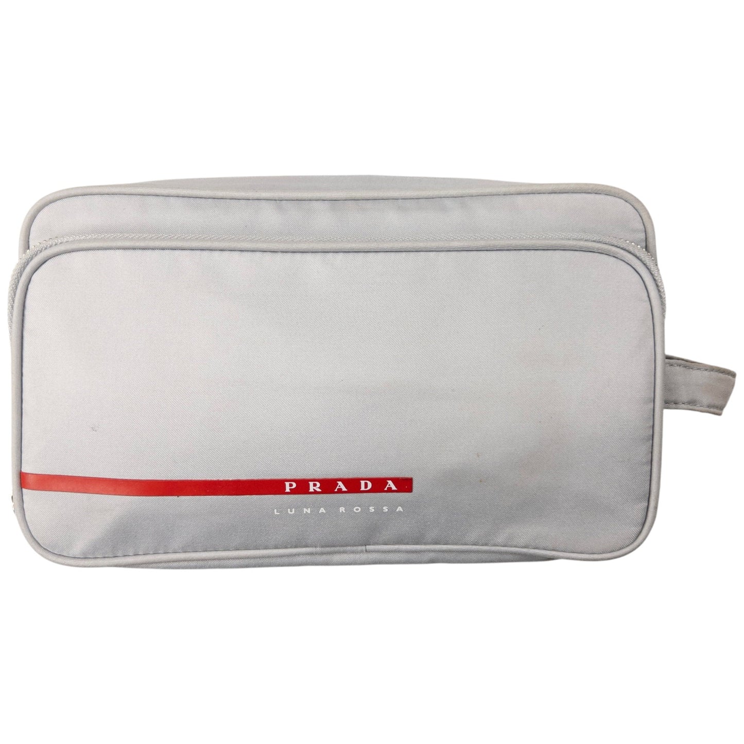 Prada Handbag Sport Luna Rossa Wash Bag Gray
