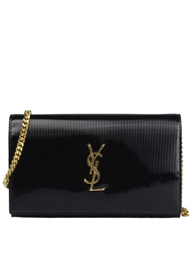 YSL Saint Laurent Saint Laurent Trending Cassandre Long Wallet Shoulder Black Chain Shoulder Bag