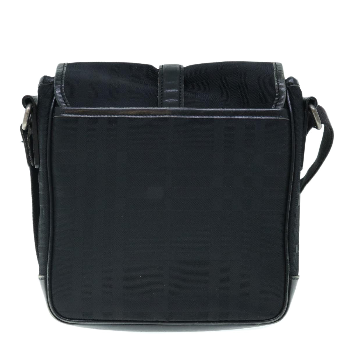 Burberry Luxury Shoulder Bag Auth Ep2582 Leather Canvas Black