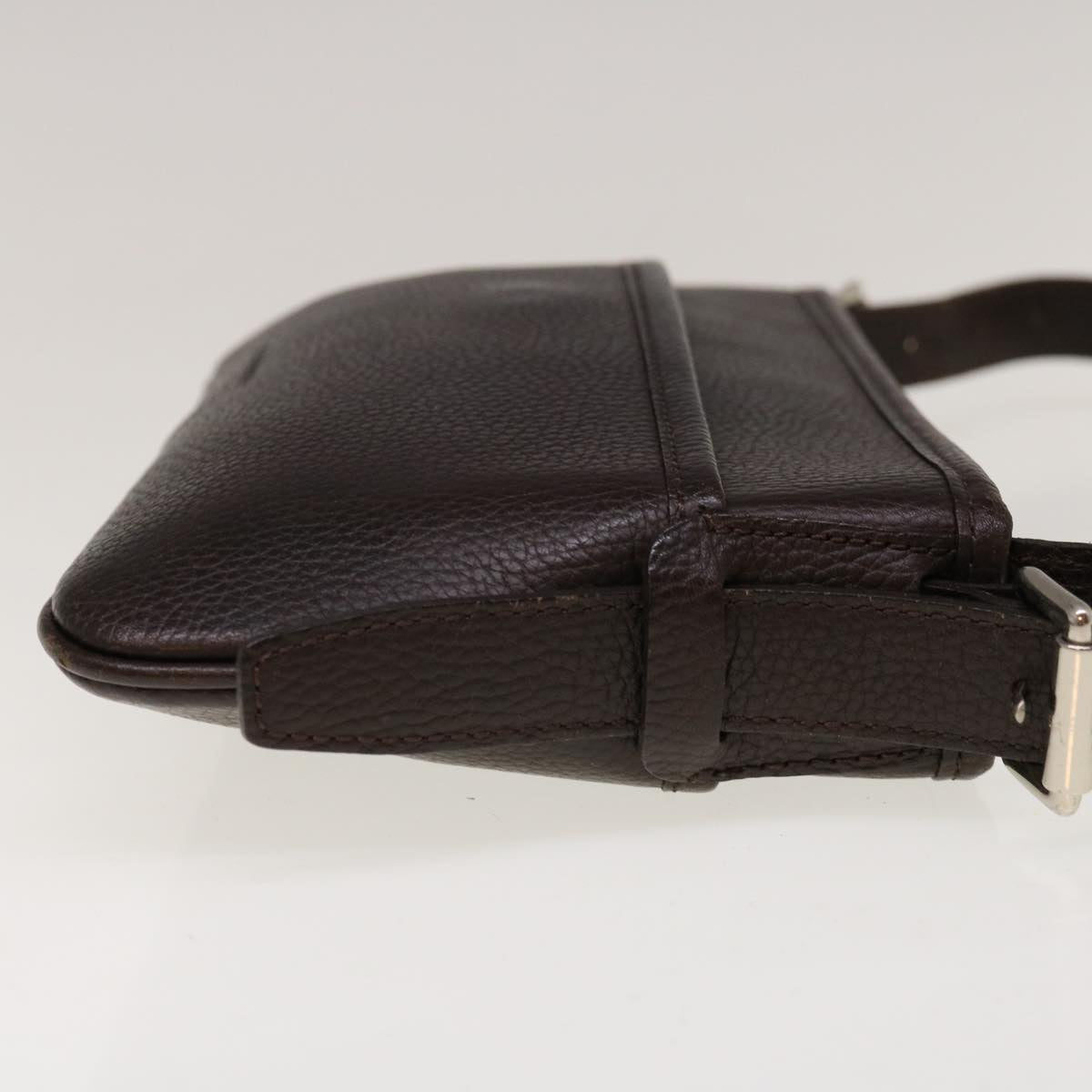 Burberry Luxury Shoulder Bag Auth Ep3221 Leather Brown