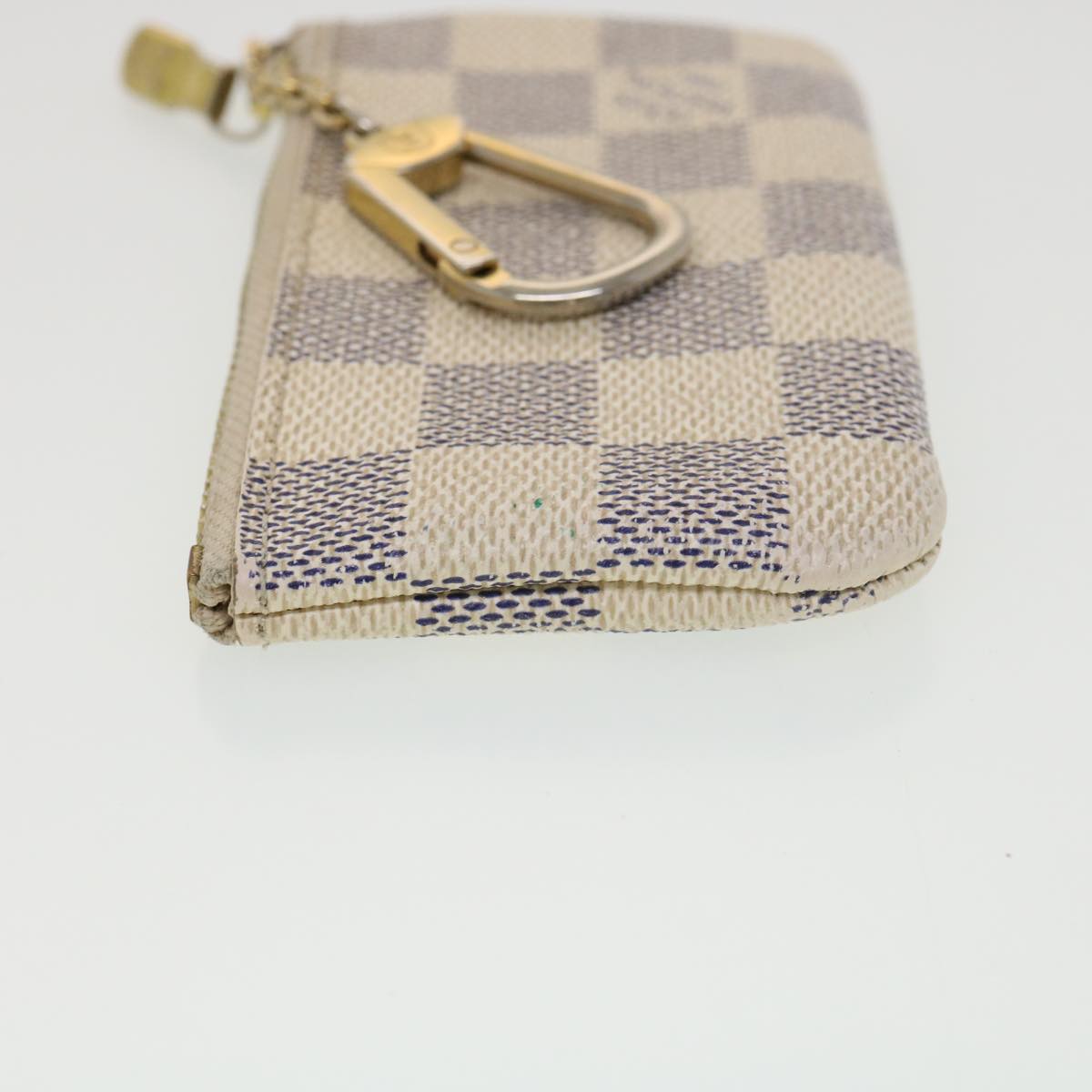 LOUIS VUITTON Damier Azur Pochette Cles Coin Purse N62659 LV ep780