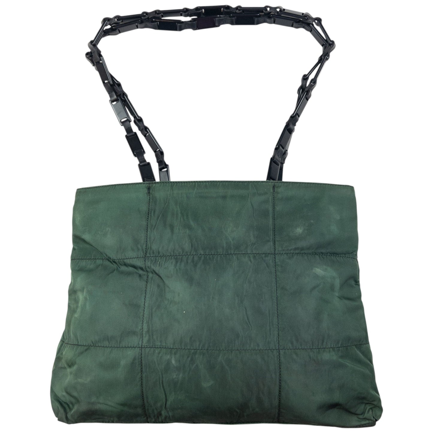 Prada Shoulder Bag Strap Green Chain