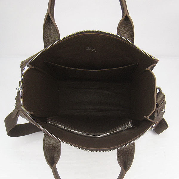 Hermes Luxury Toolbox Mens Totes Cow Handbag Leather Tote Bag
