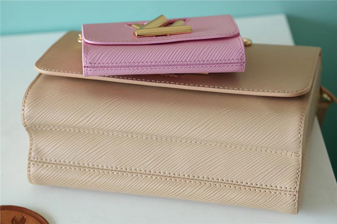 Top Quality Twist Mm Bag Epi Light Beige Pink Crossbody Bag