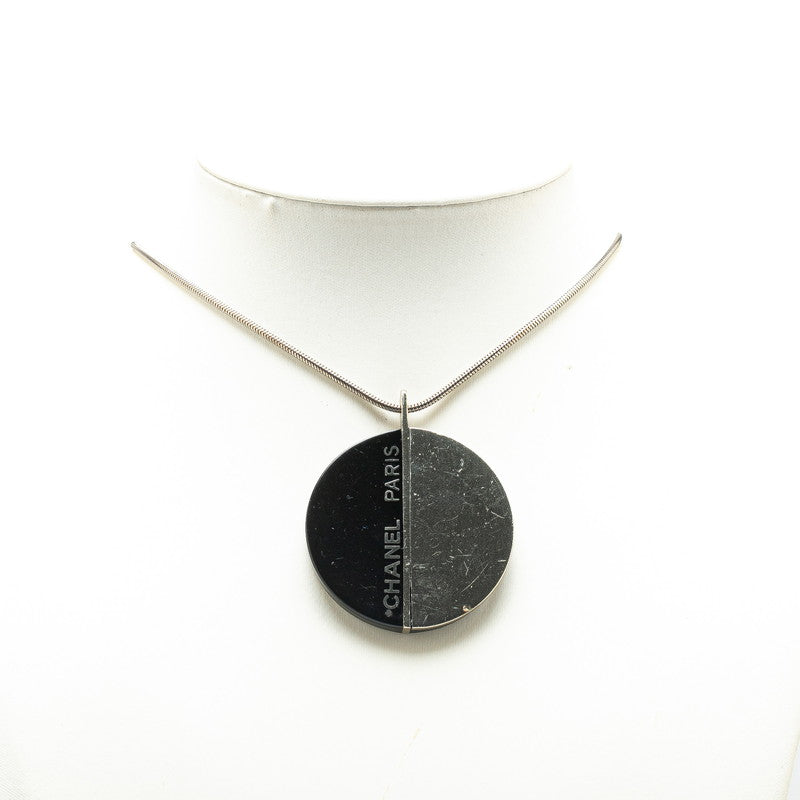 Chanel Metal Logo Necklace 00A