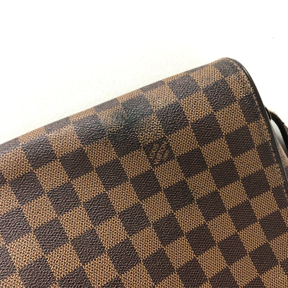 Louis Vuitton N51211 Damier Ebene Damier Brooklyn Canvas Shoulder Bag