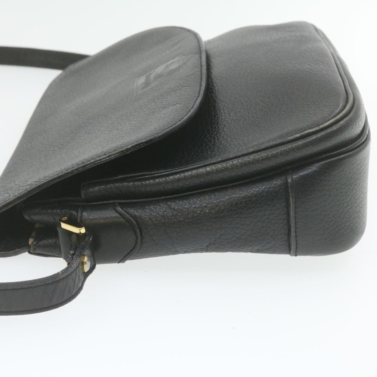 Burberry Luxury ss Nova Check Shoulder Bag Auth Am636G Leather Black